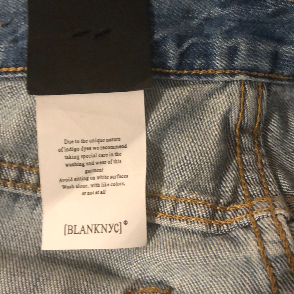 Nwt Blank NYC climbing the walls jean shorts 27 - Picture 6 of 6